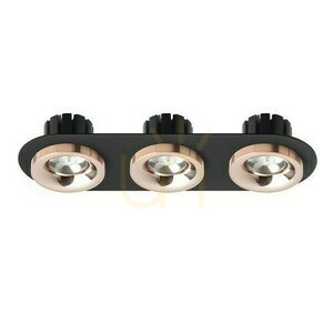 Sharm R Iii Corp de iluminat de încastrat negru cupru/cupru 230 V Led 3x10 W 24° 3000 K small 1