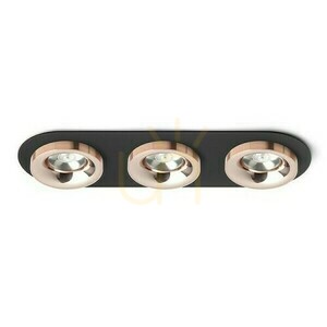Sharm R Iii Corp de iluminat de încastrat negru cupru/cupru 230 V Led 3x10 W 24° 3000 K small 0