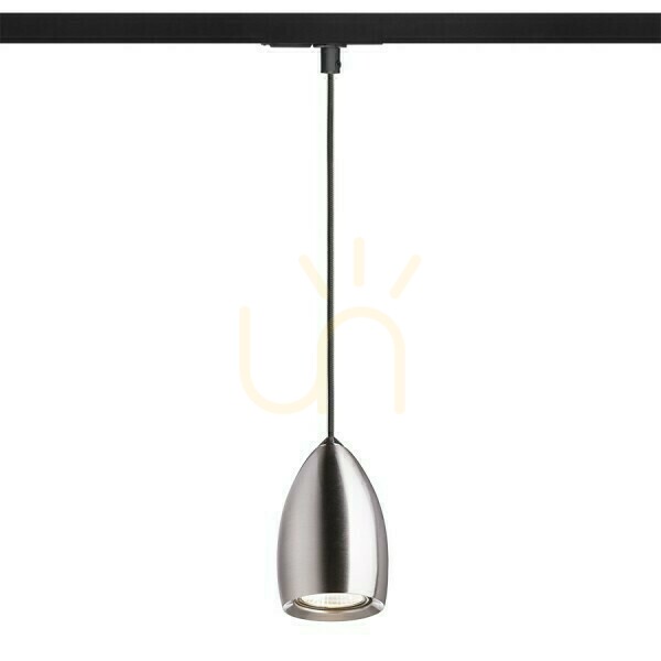 Vedere Lampă suspendată Rendl BABADES pentru șină monofazată, nichel mat, GU10, R13213 Lampă suspendată Rendl BABADES pentru șină monofazată, nichel mat, GU10, R13213