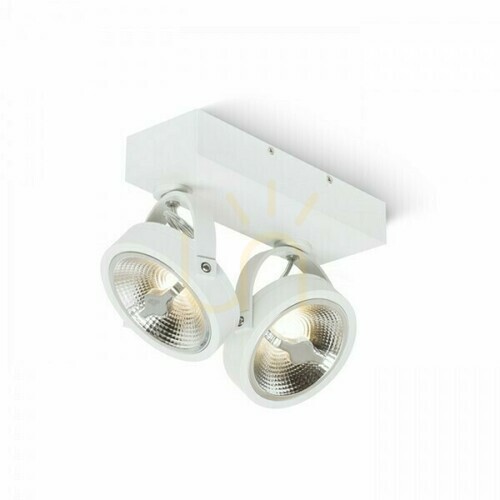 Verifica Lampă de perete Kelly Led Ii Ii Dimm alb 230 V 2x12 W 24° 3000 K