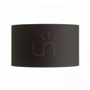 Abajur, Ron 55/30 policotonă negru/alb din PVC Max abajur Ron 55/30 policotonă negru/alb. 23 W small 1