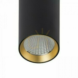 Mavro Lampă suspendată negru/auriu 230 V Led 12 W 38° 3000 K small 3