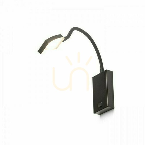 Verifica Lampă de perete Frisco W lampă de perete Negru 230 V Led 4.2 120° 3000 K