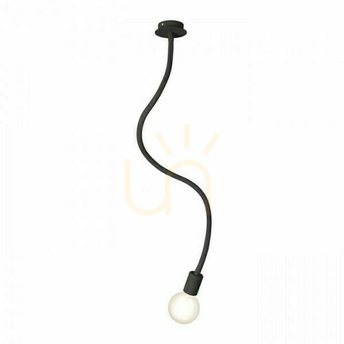 Verifica Lampă de tavan LOYD E27 I Rendl cu braț flexibil, neagră, max. 15 W