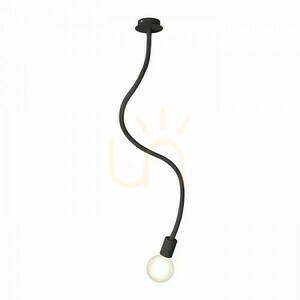 Lampă de tavan LOYD E27 I Rendl cu braț flexibil, neagră, max. 15 W small 1