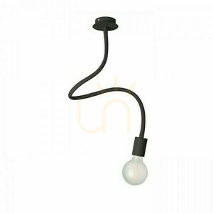 Lampă de tavan LOYD E27 I Rendl cu braț flexibil, neagră, max. 15 W small 0