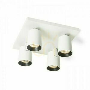 Lampă de plafon Rendl KENNY IV albă/neagră 4 x GU10 4 x 8 W small 1