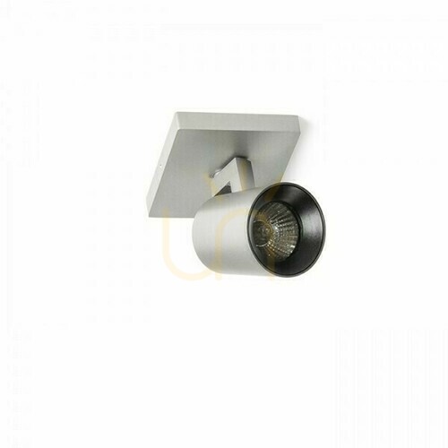 Verifica Kenny I Lampă cu montare pe suprafață din aluminiu periat/negru 230 V Gu10 35 Watt.