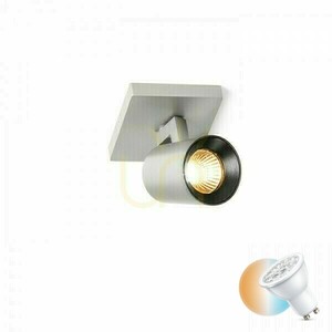 Kenny I Lampă cu montare pe suprafață din aluminiu periat/negru 230 V Gu10 35 Watt. small 0