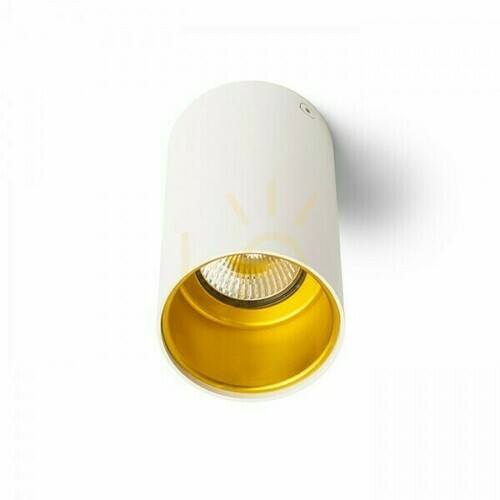 Verifica Plafonieră Rendl TUBA CEILING R12745 alb mat/auriu, GU10 7 W