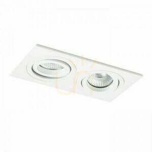 Spot încastrat Rendl PASADENA GU10 SQ II alb, 2x GU10 max. 7 W small 4