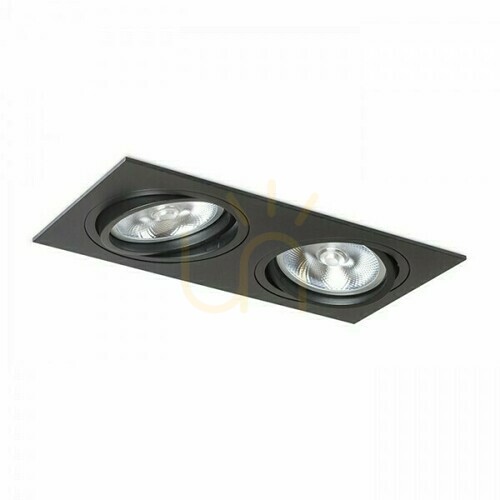 Verifica Pasadena G53 Sq Ii Black 12 V 2x50 W 2x50 W corp de iluminat încastrat.