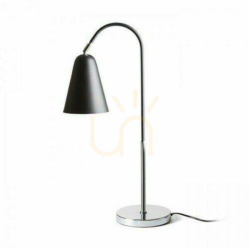 Verifica Lampă de masă Garbo negru cromat 230 V E27 28 W.