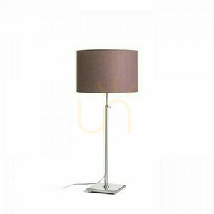 Lampă de masă Rendl EDIKA, maro / nichel mat, E27, 15 W small 0