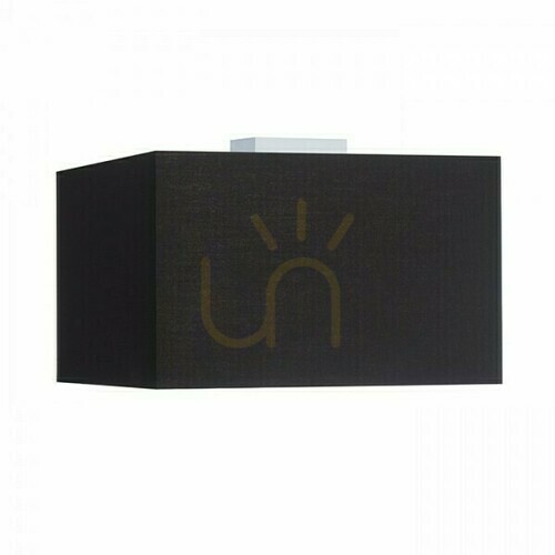 Verifica Solo Sq Lampshade Accesoriu pentru plafon Baza plafonului Crom 230 V E27 53 W.