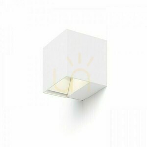 Carre lampă de perete în aer liber Alb 230 V Led 2x3 W Ip54 3000 K small 0