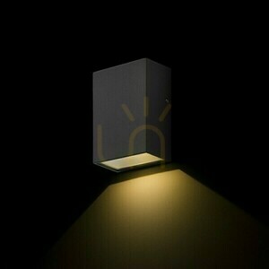Lampă de perete pentru exterior Pekko Black 230 V Led 3 W 67° Ip54 3000 K small 2