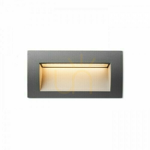 Verifica Gordiq L Antracit, corp de iluminat de exterior încastrat 230 V Led 3 W Ip65 3000 K
