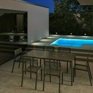 Dejavu Sq 9 Aparat de iluminat exterior încastrat negru 230 V Led 3.5 W Ip65 3000 K small 2