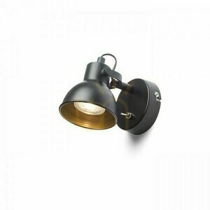 Rosita I lampă de perete Negru/Aur 230 V Led Gu10 9 W. small 4
