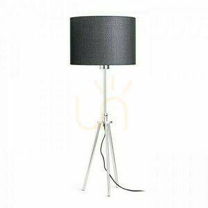 Lampă de masă Gardette Aluminiu negru 230 V E27 42 W. small 2