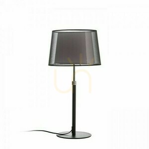 Lampă de masă Rendl Esplanade transparentă negru-alb crom E27 15 W R12484 small 2