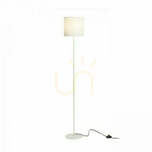 Lampadar Rendl ETESIAN R12468 alb cu abajur textil, 146 cm, E27 small 0