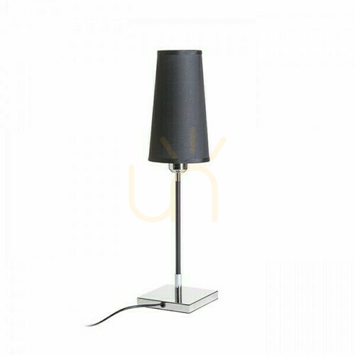 Verifica Lampă de masă Lulu Black Chrome 230 V E27 28 W.