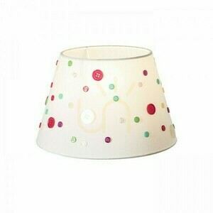 Abajur, abajur Delisa 25/16 butoane albe Max.. 28 W small 1