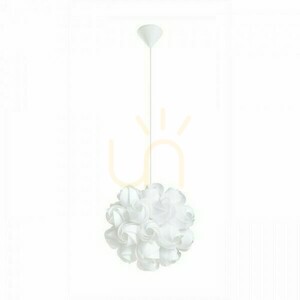 Coco White Pcv Lampă suspendată 230 V E27 28 W. small 2