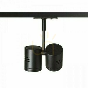 Spot Rendl Beeba II negru pentru șină monofazată, 2 × GU10 small 1