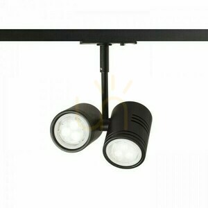 Spot Rendl Beeba II negru pentru șină monofazată, 2 × GU10 small 5
