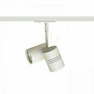 Beeba Ii Spotlight pentru șină monofazată alb 230 V Gu10 2x35 W. small 1