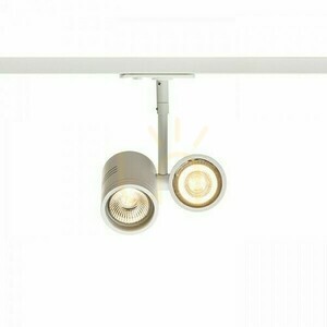 Beeba Ii Spotlight pentru șină monofazată alb 230 V Gu10 2x35 W. small 3