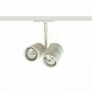Beeba Ii Spotlight pentru șină monofazată alb 230 V Gu10 2x35 W. small 4