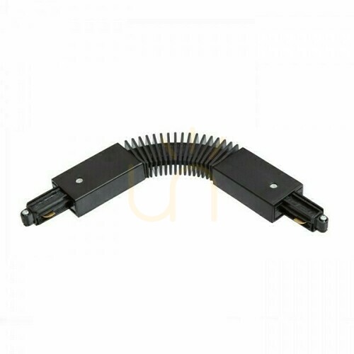 Verifica Conector flexibil Rendl pentru șină monofazată negru 230 V R12282