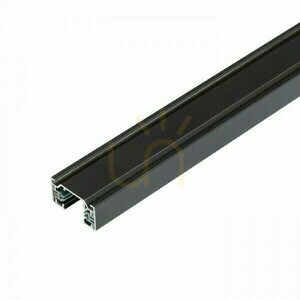 Șină de iluminat 1 F 2m negru 230 V small 2