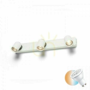 Lampă de suprafață Dugme Iii Alb/Antracit 230 V Gu10 3x35 W. small 0