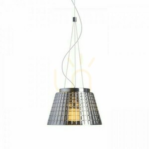 Lampă suspendată Rendl CORONA din sticlă cromată, E27, max. 15 W, R12055 small 1