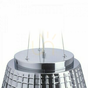 Lampă suspendată Rendl CORONA din sticlă cromată, E27, max. 15 W, R12055 small 3