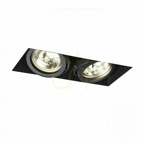 Verifica Electra Ii Corp de iluminat încastrat negru 12 V G53 2x50 W.