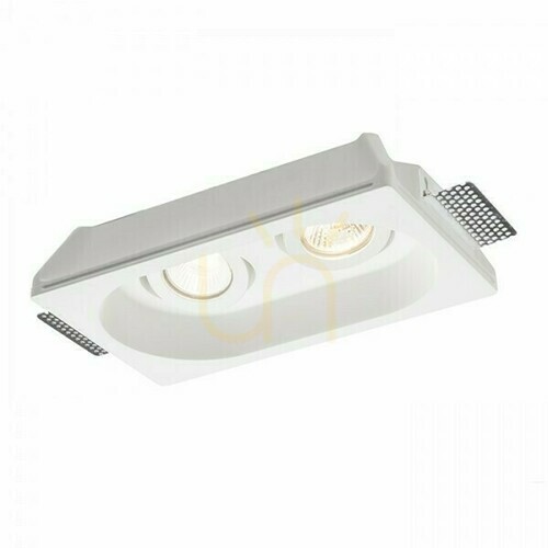 Verifica Corp de iluminat încastrat Dingo Gu10 Ii Directional Gypsum 230 V 2x35 W.