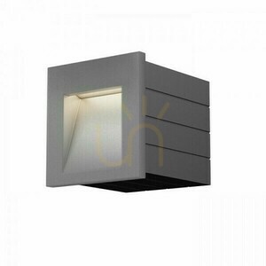 Tess Sq Silver Grey gri argintiu corp de iluminat încastrat în exterior 230 V Led 3 W Ip54 3000 K small 1