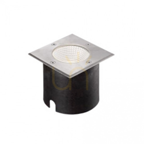 Verifica Corp de iluminat de exterior încastrat Rizz Sq 125 Stainless Steel 230 V Led 7 W 41° Ip67 3000 K