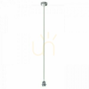 Set suspendat Rendl HEX R11943 gri/crom E27 15 W small 1