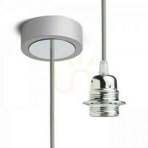 Set suspendat Rendl HEX R11943 gri/crom E27 15 W small 0