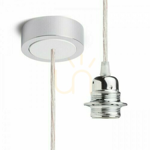 Verifica Kit de suspendare Rendl HEX R11934 E27, crom, cablu transparent de 150 cm