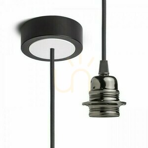 Set suspendat RENDL HEX negru, dulie E27, cablu 150 cm R11914 small 0