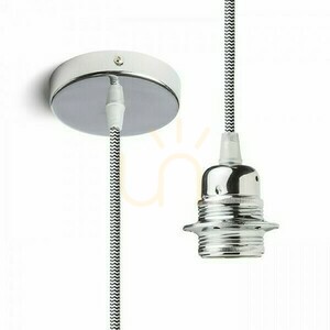 Abajur, abajur Elisa Set suspendat Chp+C/Bk+Cho 230 V E27 28 W. small 0
