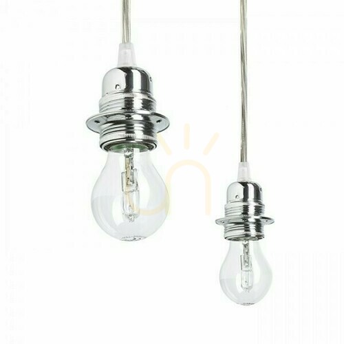 Verifica Abajur, abajur de lampă Kombix 6 Set de suspendare Bp+Tk+Cho 230 V E27 6x28 W.
